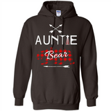 Aunt Shirt Buffalo Plaid Family Camp Bear Tee - Hoodie