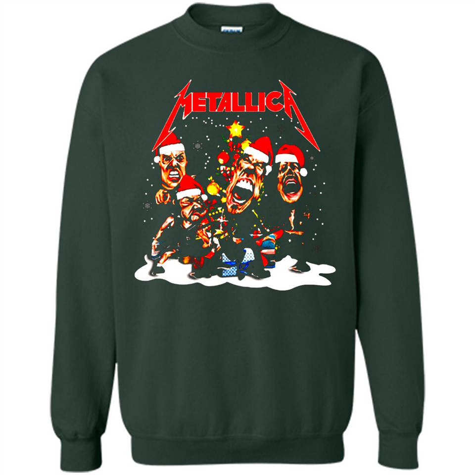 Metallica christmas sweatshirt hoodie long PINGPONG - Sweatshirt