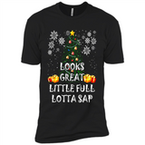 Looks Great Little Full Lotta Sap Funny Christmas Tree Mug PINGPONG - Premium Short Sleeve T-Shirt