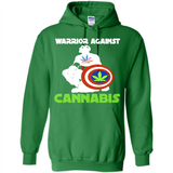 warrior against cannabis - Hoodie