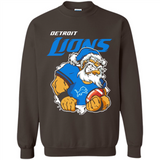 Grumpy Santa Claus Detroit Lions Football Team PINGPONG