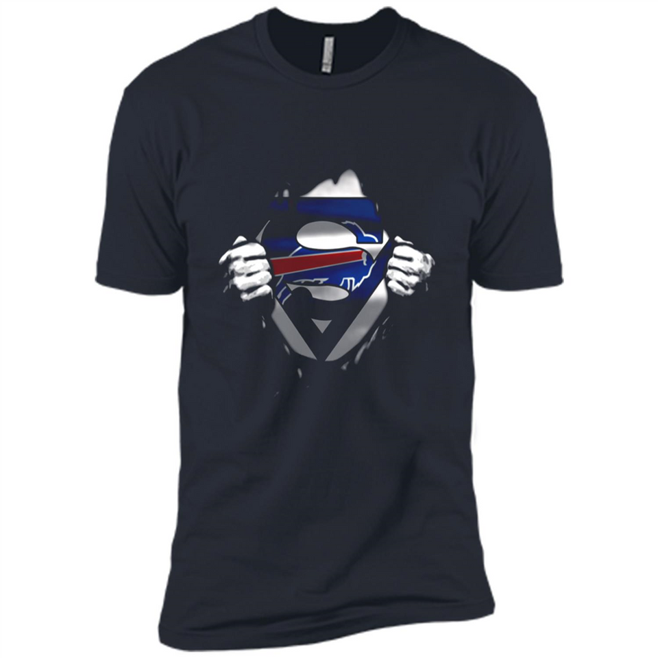Buffalo Bills And Superman Fans - Premium Short Sleeve T-Shirt