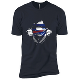 Buffalo Bills And Superman Fans - Premium Short Sleeve T-Shirt