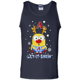 Minion Arizona Diamondbacks Ugly Christmas Sweater Let it Snow - Tank Top