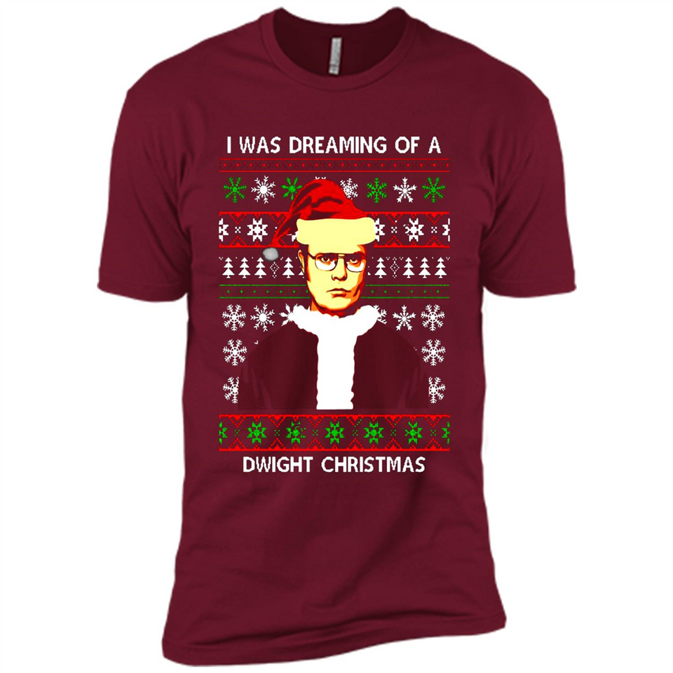 I'm dreaming of a Dwight Christmas sweatshirt - Premium Short Sleeve T-Shirt