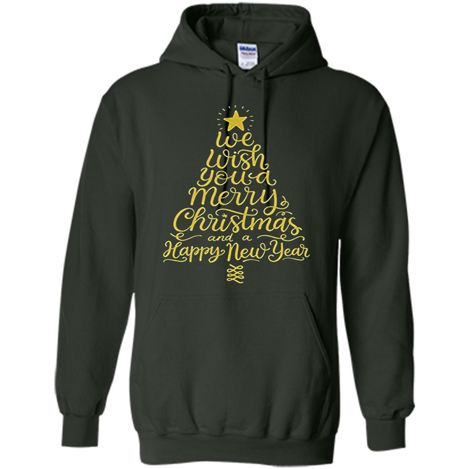 Christmas Tree T-Shirt Funny Mery Christmas Gift Idea - Hoodie