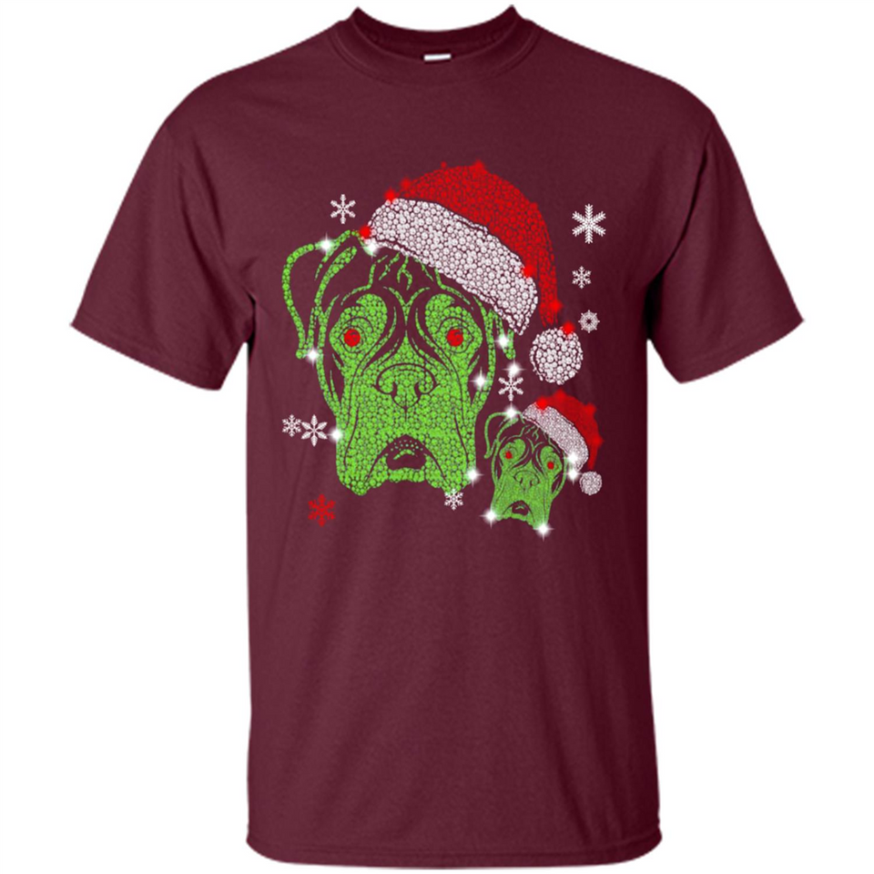 Boxer Dog diamond Christmas - Shirt