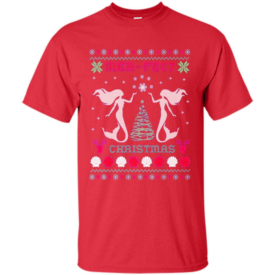 Mermaid Mer-Fect Ugly Christmas Sweater - Shirt