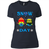 Snow Day Shirt For Charlotte Hornets Vs Minion Fans pingpong