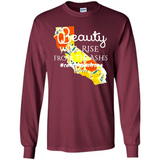Paradise California Strong Camp Fire Youth T-Shirt PINGPONG - Long Sleeve T-Shirt