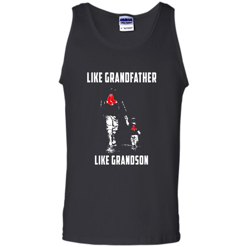 Boston Red Sox GrandFather Like GrandSon - Tank Top