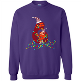 Christmas Lights Sloth Long Sleeve Santa Sloth - Sweatshirt
