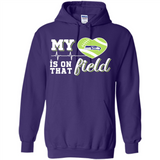 Seattle Seahawks Football My Heart is on that Field - Hoodie
