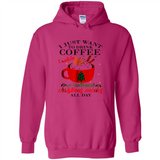 I Just Want To Drink Coffee And Watch Hallmark Christmas Movies All Day MERCHCUTE - Hoodie