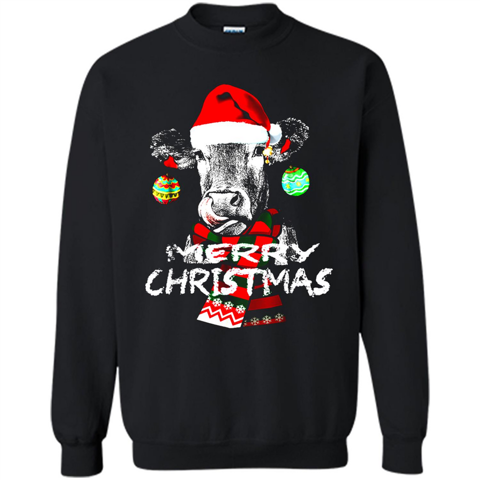 Fabulous Mooey christmas Heifers Cow Christmas lights - Sweatshirt