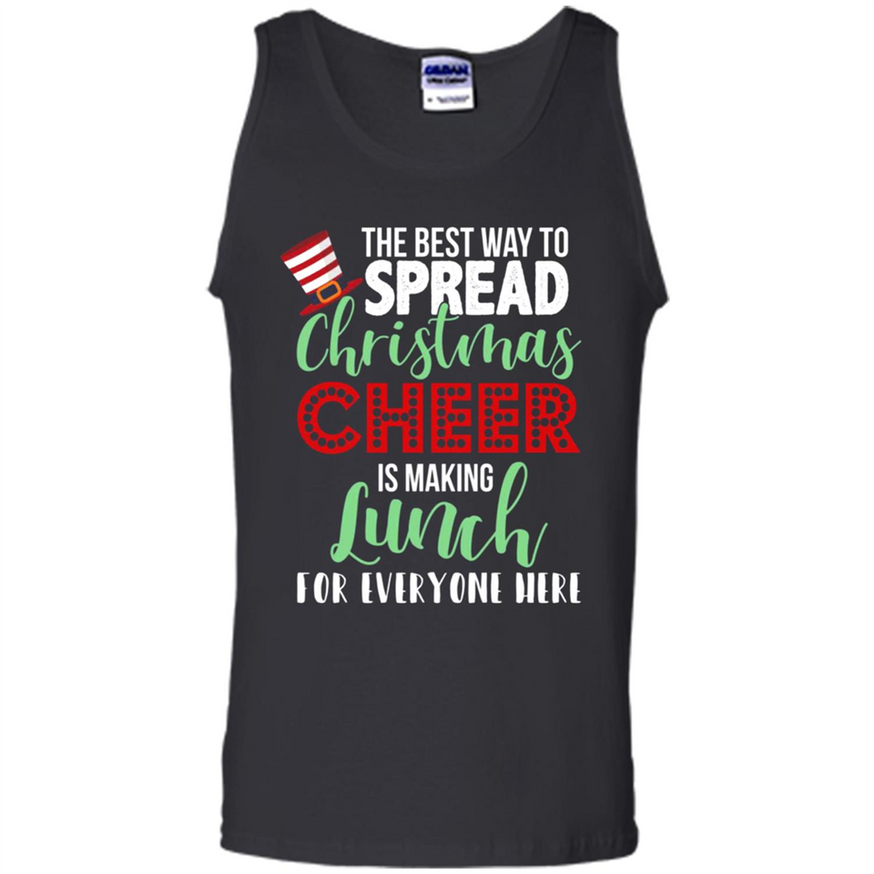 Spread Christmas Cheer Lunch Family Xmas Gift Ls - Tank Top