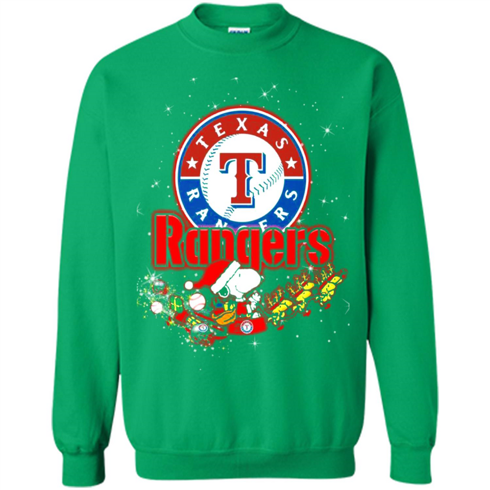 Snoopy Christmas Texas Rangers - Sweatshirt