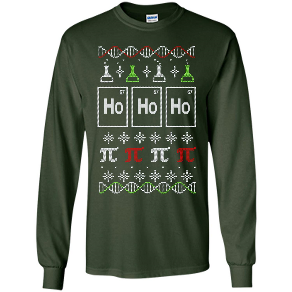Scientific christmas ugly sweater - Long Sleeve T-Shirt