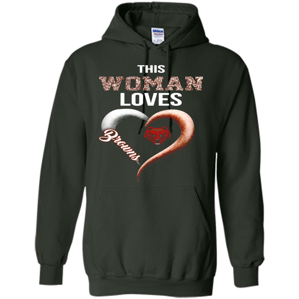 This Woman love Browns NFL football team - Hoodie