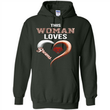 This Woman love Browns NFL football team - Hoodie