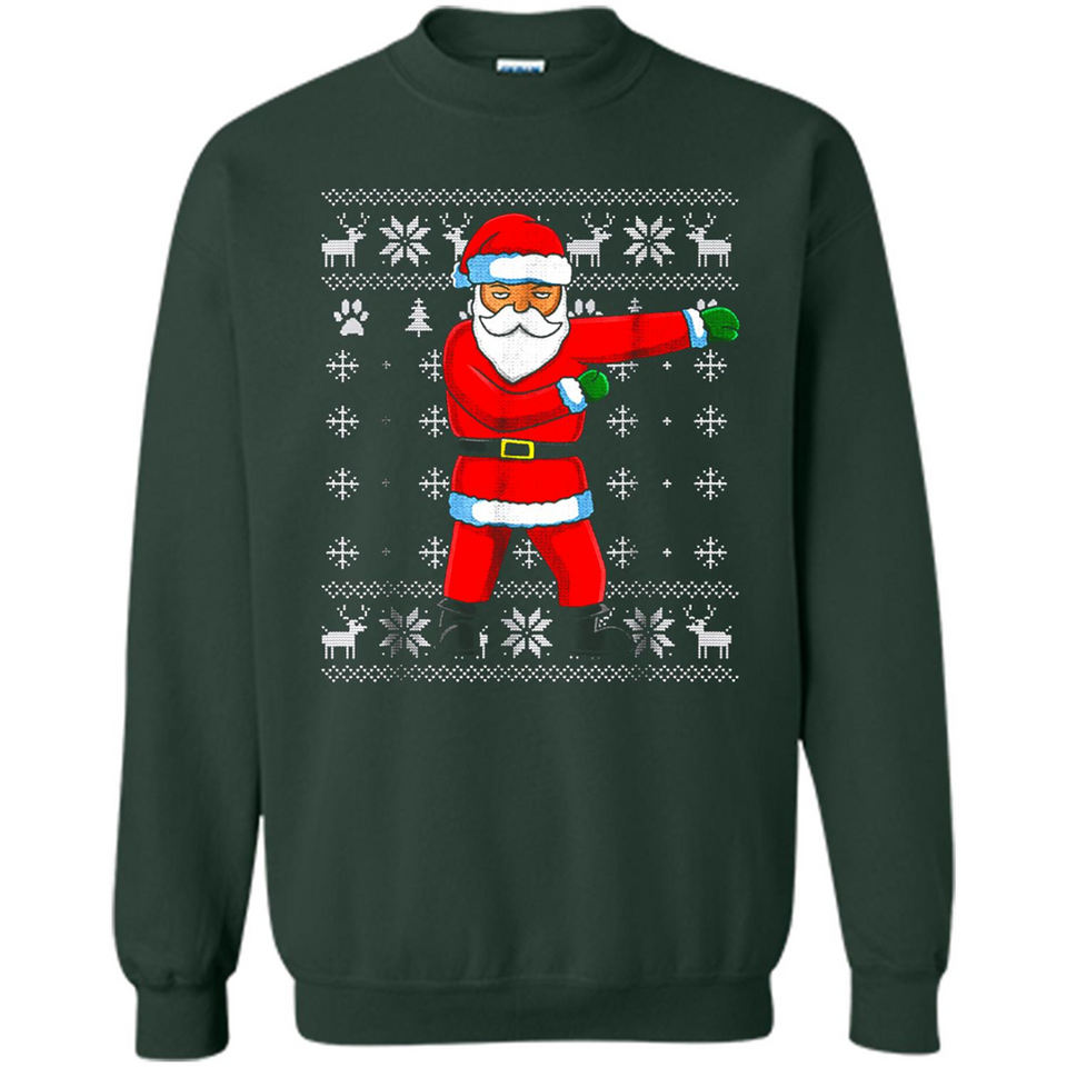 Flossing Santa Christmas Ugly Sweater Style Pajama Xmas Gift - Sweatshirt