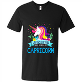 Unicorns are born in Capricorn Birthday Rainbow Gift Custom Ultra Cotton