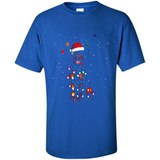 Rottweiler Santa Lights Christmas Dog Xmas Sweatshirt - Shirt