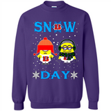 Snow Day Shirt For Cincinnati Bengals Vs Minion Fans pingpong