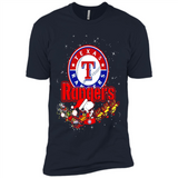 Snoopy Christmas Texas Rangers - Premium Short Sleeve T-Shirt