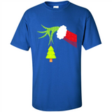 Funny Grinch Hand Holding Christmas Tree Ornament Christmas PING PONG