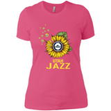 Utah Jazz Basketball Sunflower
