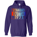 Retro Straight Outta 1971 47 Years Old - Hoodie