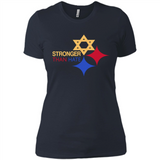Pittsburgh Stronger Than Hate - Ladies' Boyfriend T-Shirt