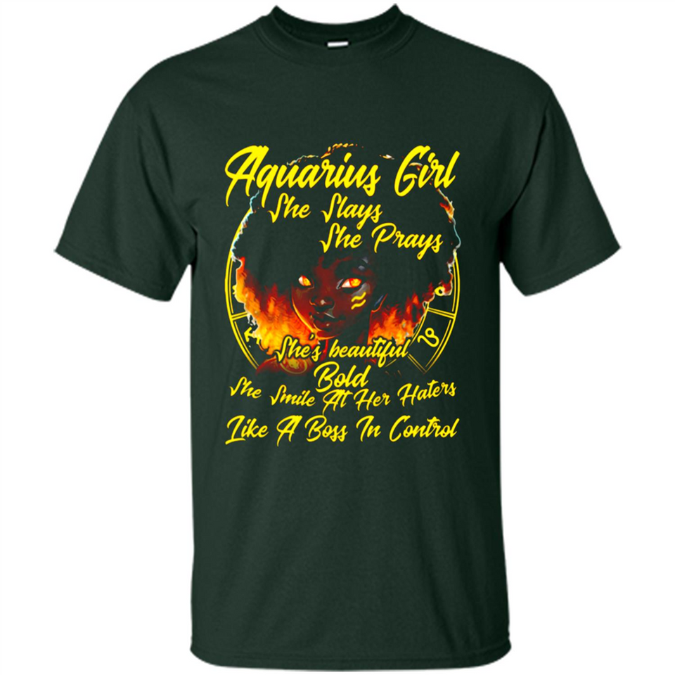 Aquarius Girl She Slays She Prays Zodiac Sign PINGPONG