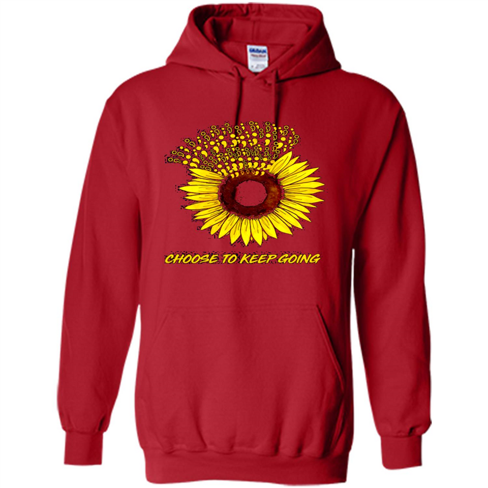 Semicolon Sunflower choose to keep going PINGPONG