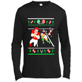 Santa vs Deer Football Ugly Christmas PINGPONG