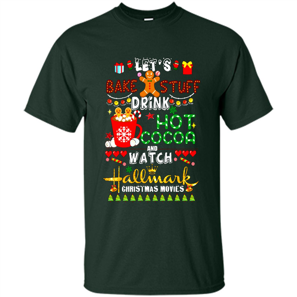 Let's Bake Stuff Drink Hot Cocoa Hallmark-Christmas Movies Sweatshirt PINGPONG