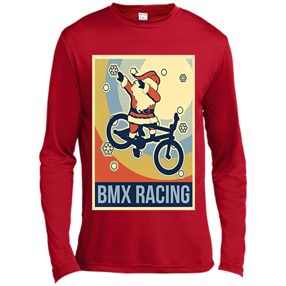 bmx racing dabbing Santa Christmas