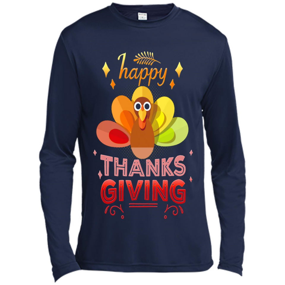 Happy Thanksgiving Turkey Day Colorful Cute
