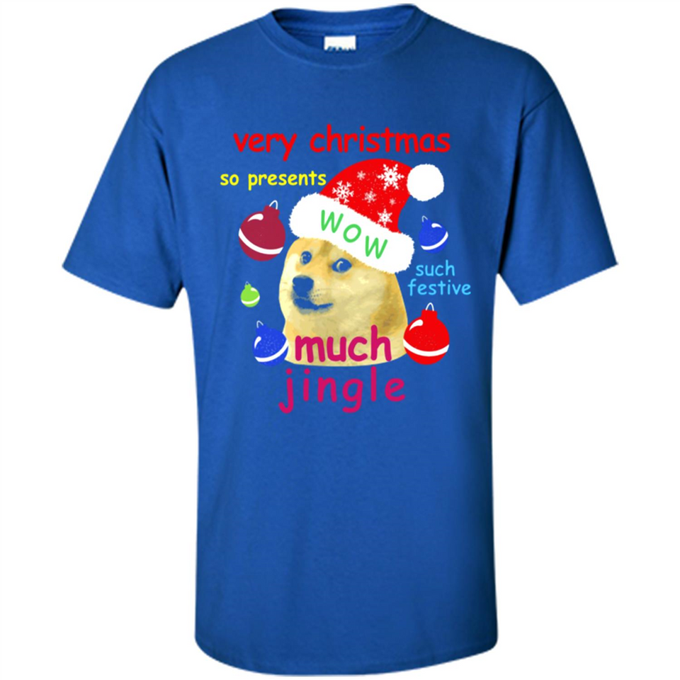 Christmas Doge Meme Shirts Funny Santa Shiba Inu Dog - Shirt