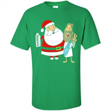 Eggnog Santa And Jesus Christmas