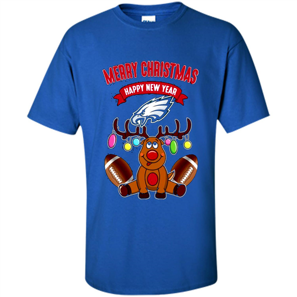 Philadelphia Eagles NFL Reindeer Funny Merry Christmas And Happy New Year