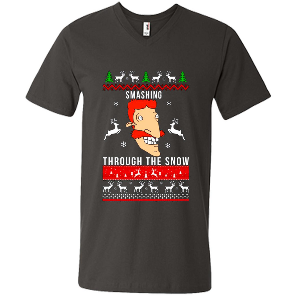 Nigel Thornberry Smashing through the snow Christmas sweatshirt PINGPONG