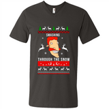 Nigel Thornberry Smashing through the snow Christmas sweatshirt PINGPONG