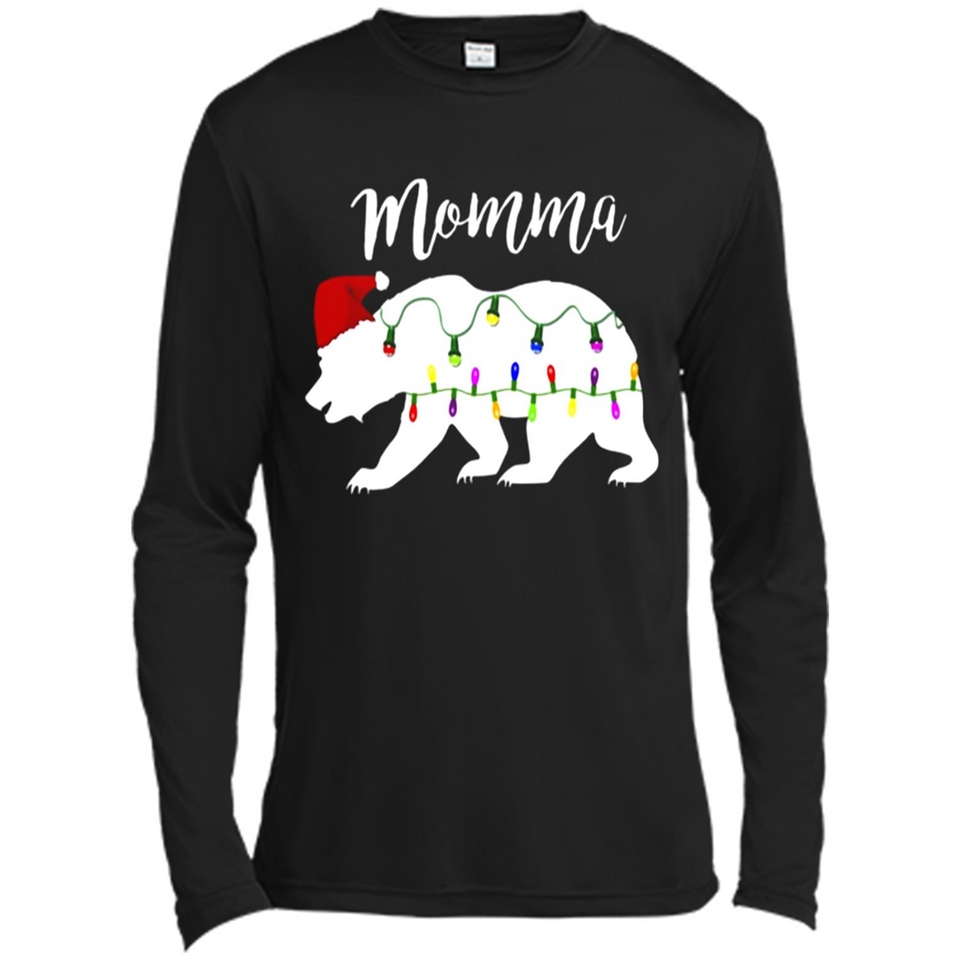 Womens Momma Bear - Canvas Long Sleeve T-Shirt