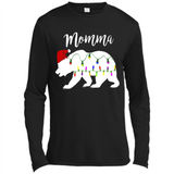 Womens Momma Bear - Canvas Long Sleeve T-Shirt