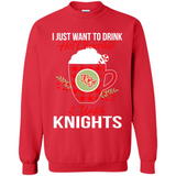 I Just Want To Drink Hot Chocolate & Watch UCF Knights Ugly Christmas Sweater PINGPONG