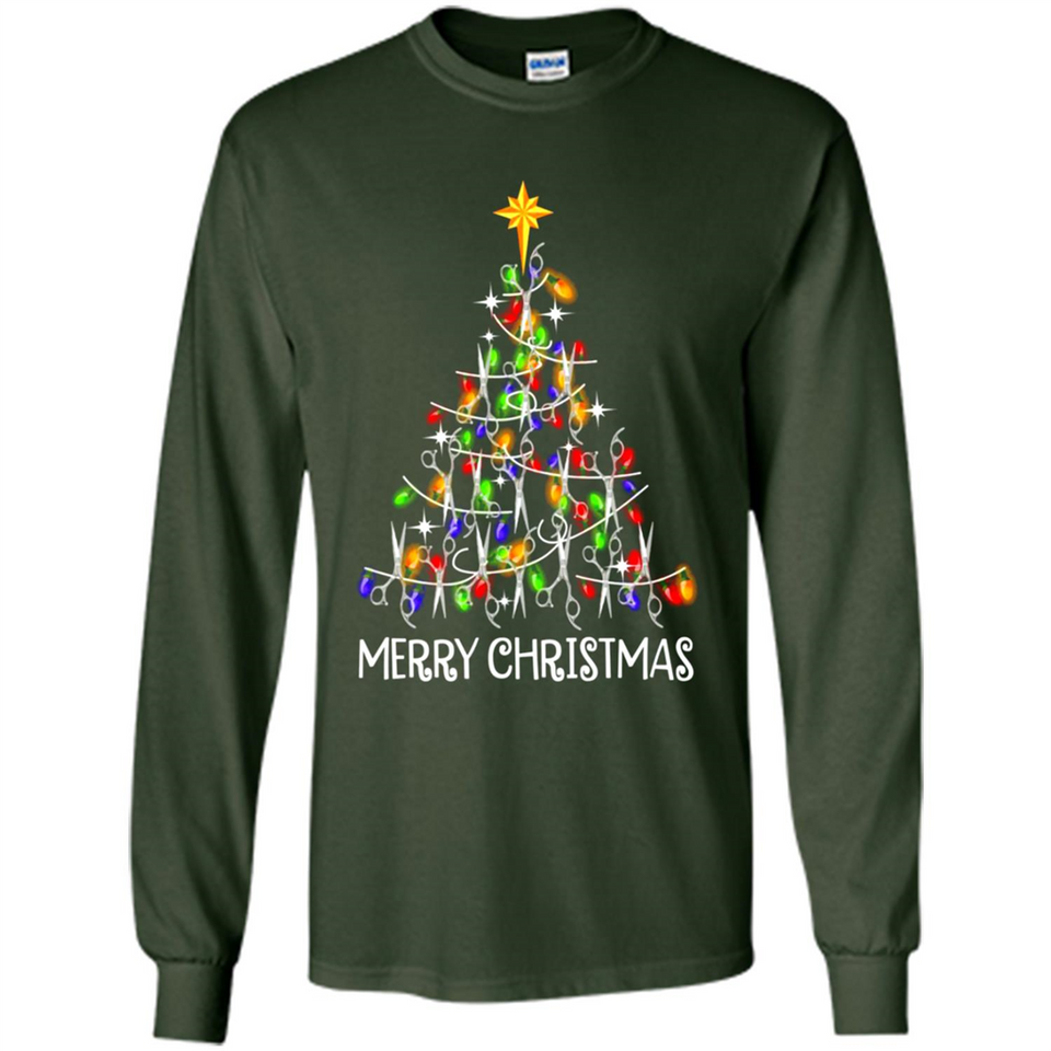 Hairstylist Merry Christmas Hairstylist Scissors Christmas Tree PING PONG