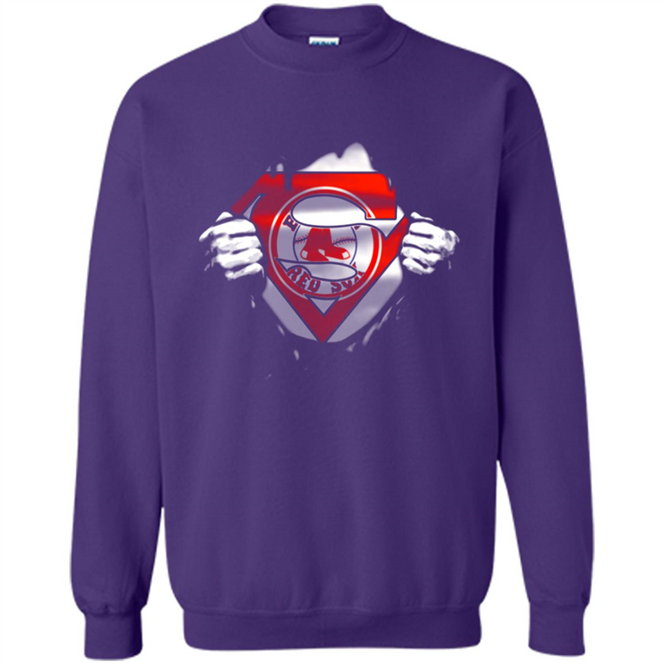 Boston Red Sox And Superman Fans - Sweatshirt