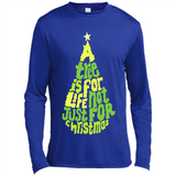 A Tree Is For Life Not Just For Christmas - Canvas Long Sleeve T-Shirt